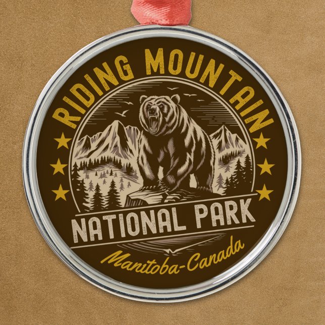 Riding Mountain National Park - Canada Ornament Aus Metall (Von Creator hochgeladen)