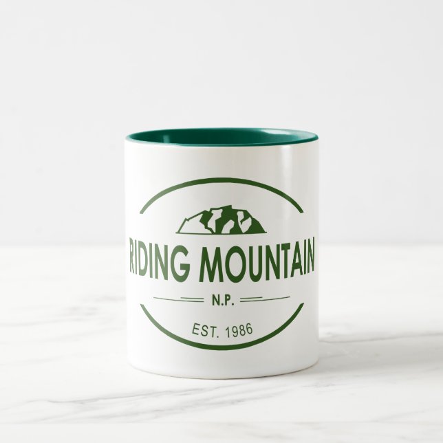Riding Mountain Nationalpark Zweifarbige Tasse (Mittel)