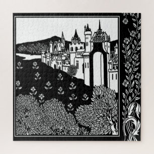 „Riding Out From The Abbey“ von Aubrey Beardsley