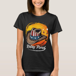 Riding Proud Patriotic T-Shirt