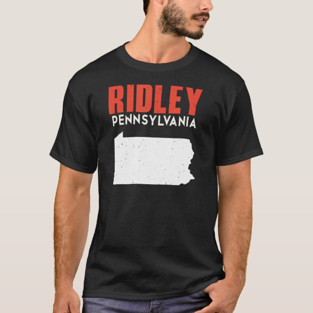Ridley Pennsylvania USA Staat America Travel T-Shirt (Vorderseite)
