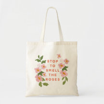 "Riech die Rose" Tote Tasche
