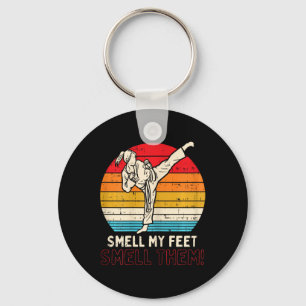 Riech Feet Girl Ponytail Kick Karate Taekwondo Kun Schlüsselanhänger