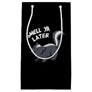 Riech Ya Spater Funny Skunk Pun Dark BG Kleine Geschenktüte