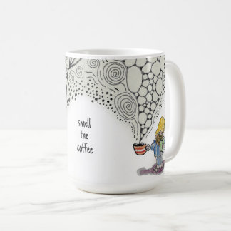 Riechen Sie die Tasse