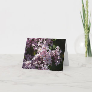Riechen Sie Lilac Dankeskarte