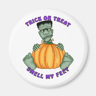 Riechen Sie meine Füße Halloween Magnet