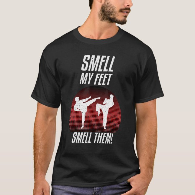Riechen Sie meine Füße Karate Cool Karate für Jung T-Shirt (Vorderseite)