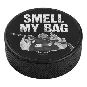 Riechen Sie meine Tasche (Hockey-Gestank) Eishockey Puck