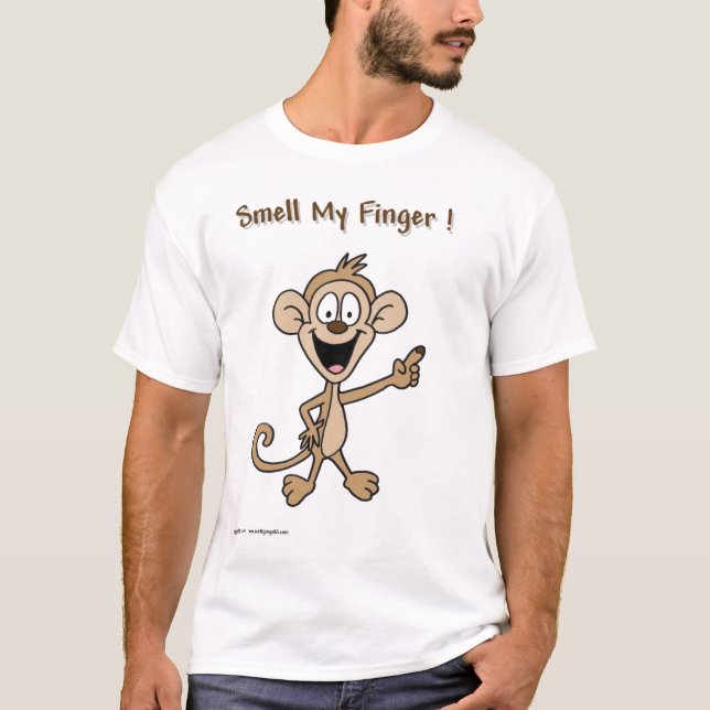 Riechen Sie meinen Finger! T-Shirt (Vorderseite)