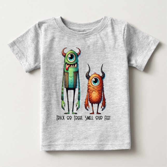 Riechen Sie unseren T - Shirt Monster Buddies (Vorderseite)