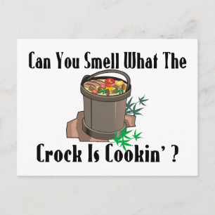 Riechen Sie, was die Krone kocht Postkarte