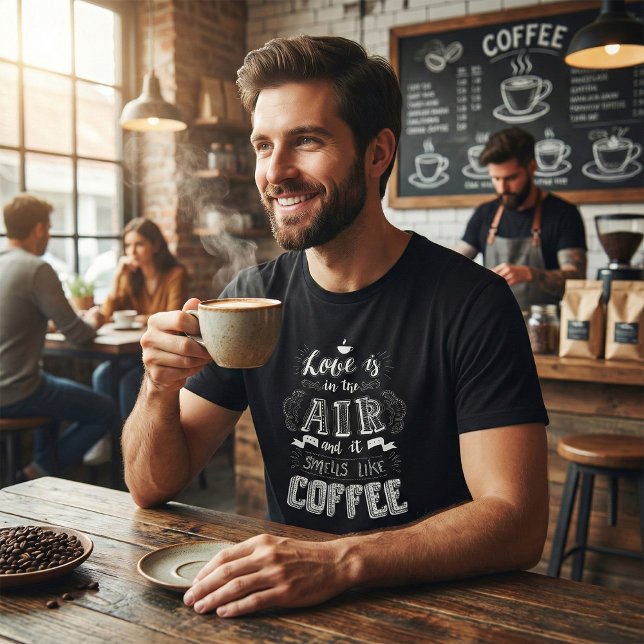Riecht wie Kaffee T-Shirt (Von Creator hochgeladen)