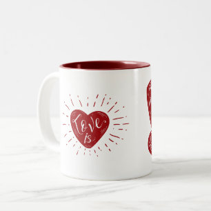 Riecht wie Kaffee Zweifarbige Tasse