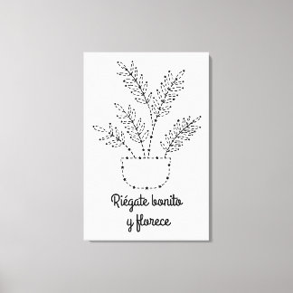 Riégate bonito I Lienzo vertical Leinwanddruck