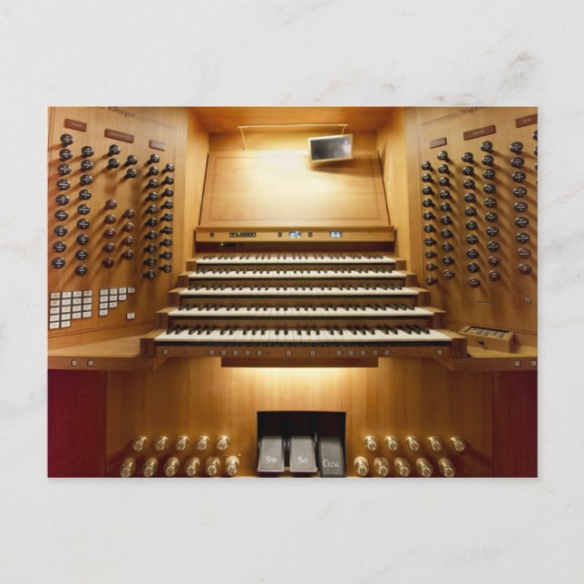 Rieger Orgel, Shanghai Postkarte (Vorderseite)