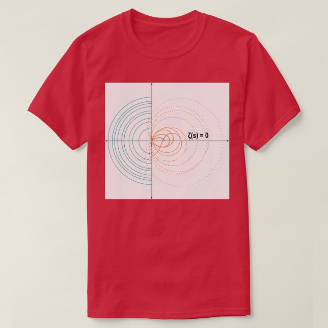 Riemann Hypothese T-Shirt (Design vorne)