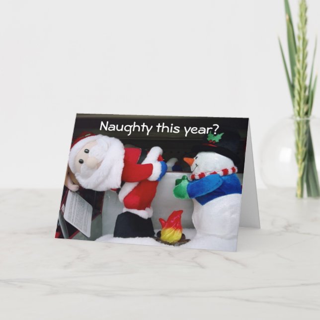 RIEN CETTE ANNÉE ? CARTE DE NOËL (Devant)