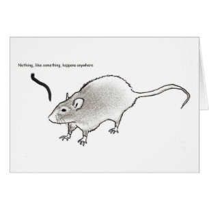 Rien, comme quelque chose, ne se produit n'importe