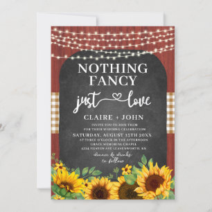 Rien De Fancy Just Love Rustic Faire-part de maria