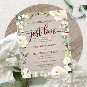 Rien de fantaisie floral pas cher carte d'invitati