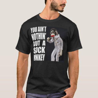 Rien mais un T-shirt d'obscurité de singe de