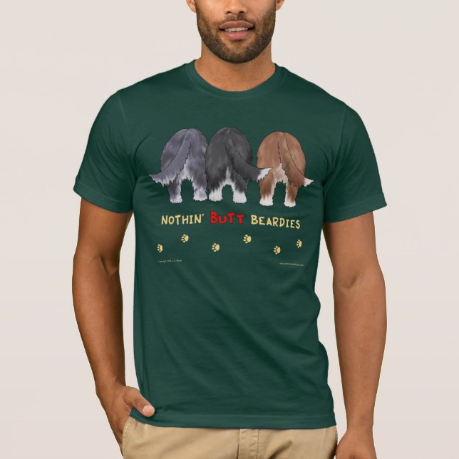 Rien n'aboutent le T-shirt d'obscurité de Beardies (Devant)