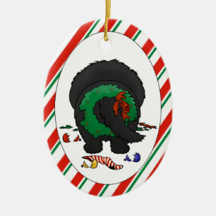 Rien n'aboutent un ornement de Noël de Newfie