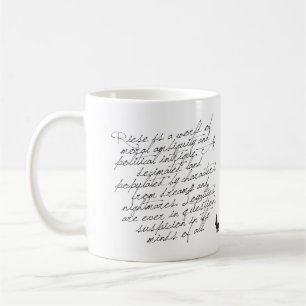 RIESE ++ Skript-Tasse Kaffeetasse