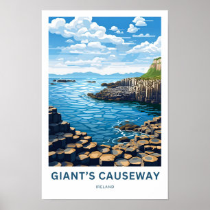 Riesen-Causeway Irland Reisen Print Poster
