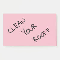 Riesen-Erinnerung "Reinigen Sie Ihr Zimmer!"