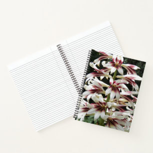 Riesen-Himalaja-Lilien Florales Notizbuch
