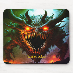 Riesen-Monster-Halloween-Mauspad Mousepad