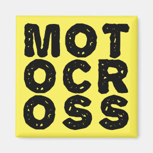 Riesen-Motocross-Logo-Dirt-Bike-Kühlschrankmagnet Magnet