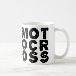 Riesen-Motocross-Logo-Dirt-Bike-Tasse oder Reisebe Kaffeetasse