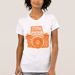 Riesen-Ostdeutsche-Kamera - Orange T-Shirt