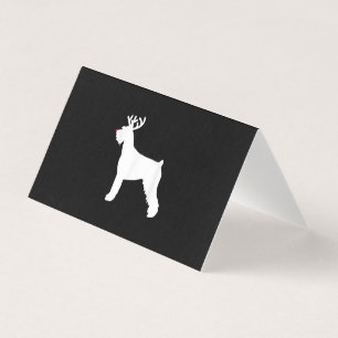 Riesen-Schnauzer-Rentier-Weihnachts-Hund