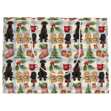 Riesen-Schnauzer-Weihnachtsgeschenktasche