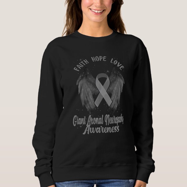 RiesenAxonale Neuropathie Awareness Brain Disease  Sweatshirt (Vorderseite)
