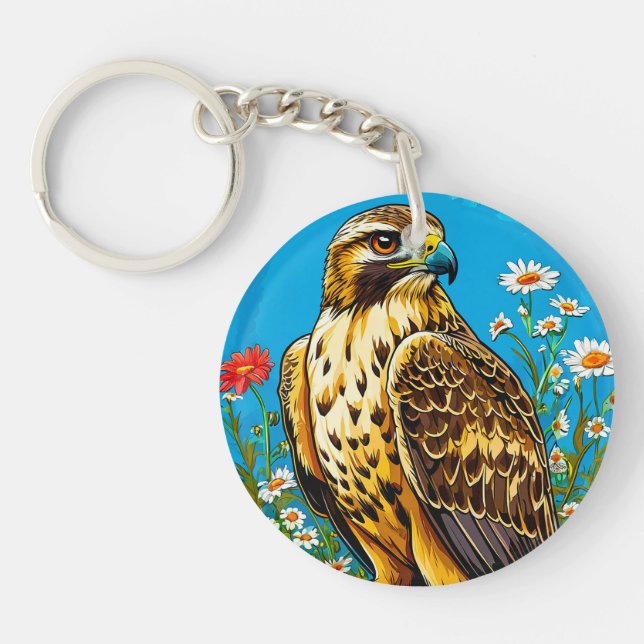 Riesenbachvogel Schlüsselanhänger (Vorderseite)