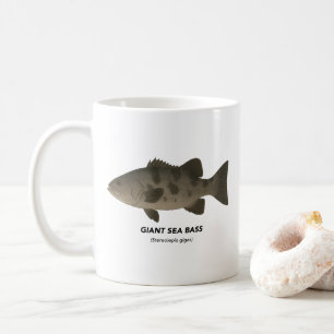 Riesenbarsch - Meerestiere in Kalifornien Kaffeetasse