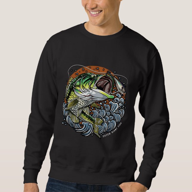 Riesenfisch Sweatshirt (Vorderseite)