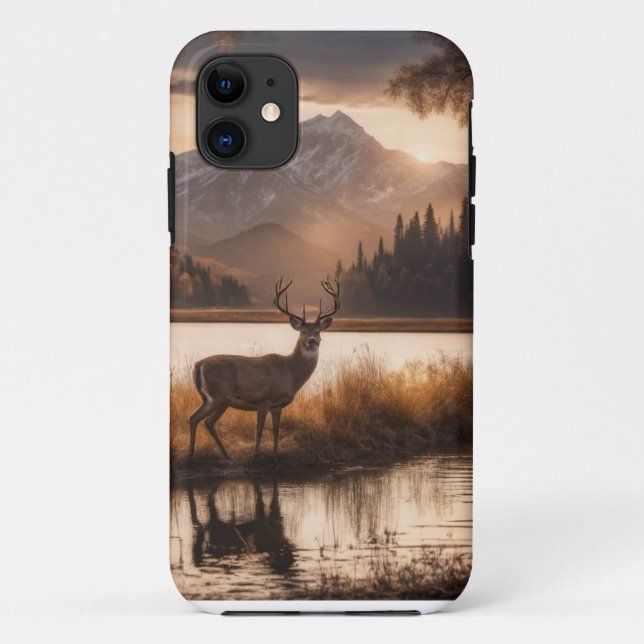 Riesengebirge am Bergsee Case-Mate iPhone Hülle (Rückseite)