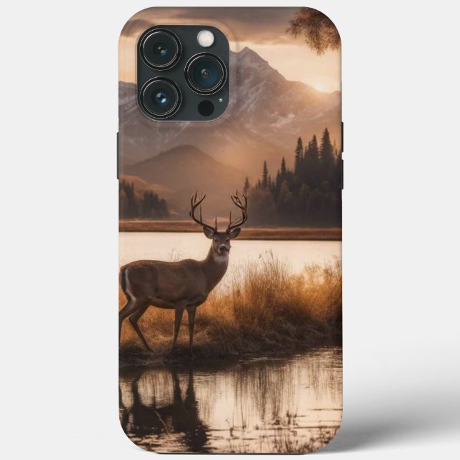 Riesengebirge am Bergsee Case-Mate iPhone Hülle (Rückseite)