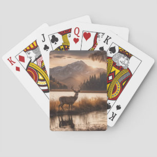 Riesengebirge am Bergsee Spielkarten