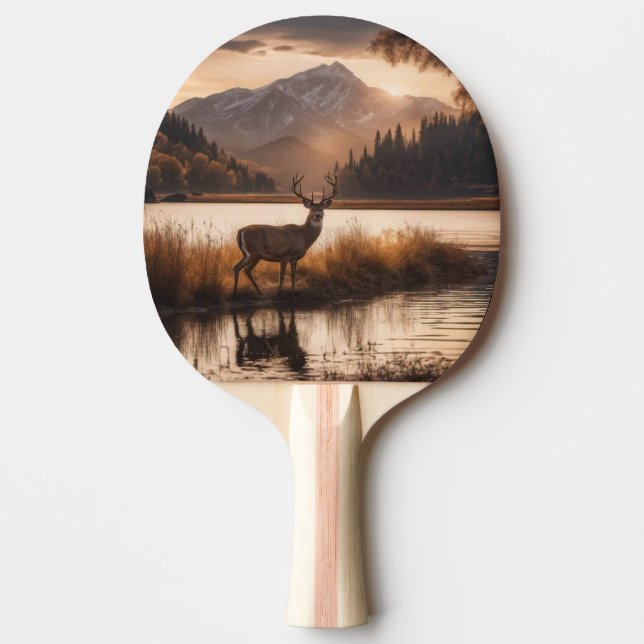 Riesengebirge am Bergsee Tischtennis Schläger (Vorderseite)