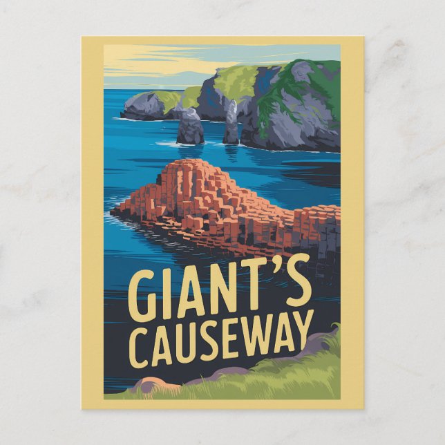 Riesengebirge Reisen Irland Kunst Vintag Postkarte (Vorderseite)