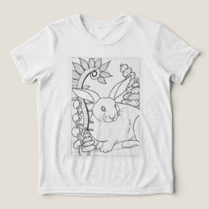 Riesenhasen färben Tri-Blend shirt