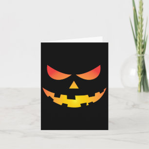 RiesenJack O' Lantern Face Halloween Pumpkin Fun Karte