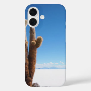 Riesenkaktus auf dem Salar de Uyuni-Gehäuse iPhone 16 Hülle